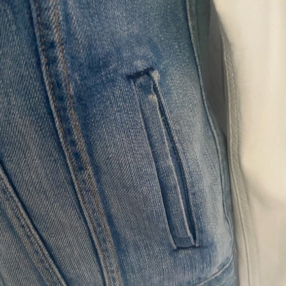 Rag & Bone denim/ leather sleeve jacket size s - Picture 15 of 16